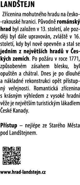 LAND TEJN Z cenina mohutn ho hradu na  esko rakousk  hranici. P vodn  rom nsk  hrad byl zalo en v 13. stolet , ale p...