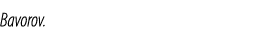 Bavorov.