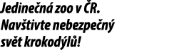 Jedine n zoo v  R. Nav tivte nebezpe n  sv t krokod l !