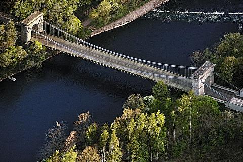 Stádlecký řetězový most, zdroj: Libor Sváček archiv Vydavatelství MCU