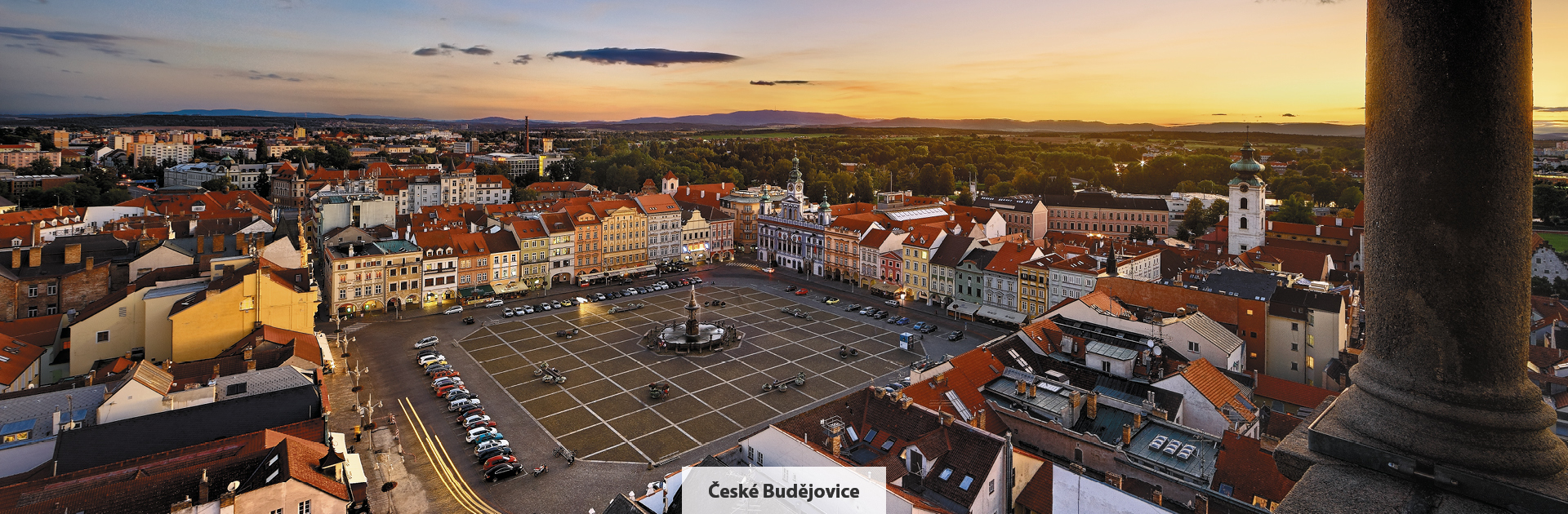 České Budějovice, náměstí Přemysla Otakara II., zdroj: Libor Sváček, archiv Vydavatelství MCU