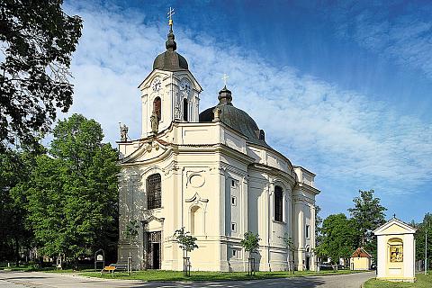 Kirche der Schmerzen Mariä in Dobrá Voda, Bildquelle: Libor Sváček archiv Vydavatelství MCU